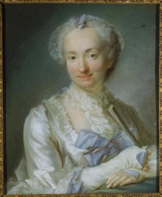 Portrait de Madame Tourolle par Jean-Baptiste Perronneau  (1715-1783)