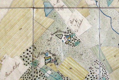 Les Beaugets- plan cadatral privé 1834