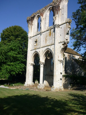 Ruine de l’abbaye de FontaineJean
