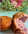 Muffins aux framboises et amandes