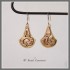 Boucles d'oreilles Steampunk en cuivre,