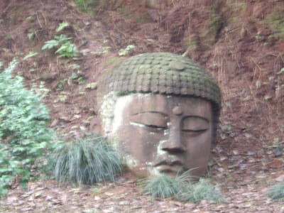 Un tête bouddhique