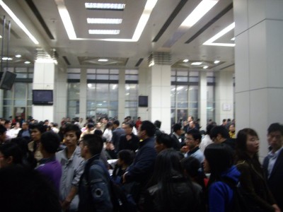 La salle d’attente à Guangzhou...