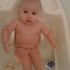 Gabriel dans son bain