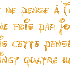 pour vous mes amis