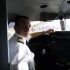 un pilote dans l'avion!