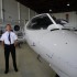 un pilote dans l'avion!