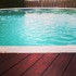La première baignade!