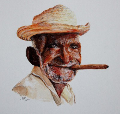 Cuba :  vieux Cigare