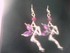 jolies boucles d'oreilles fées a strass