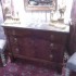 commode restauration en noyer