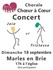 Programme du concert de Marles