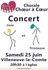 Concert à Villeneuve-le-Comte le 25 juin