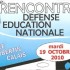 7ÈME RENCONTRE DÉFENSE ÉDUCATION NATIONA