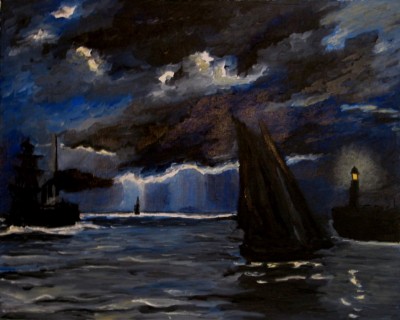 effet de nuit par Monet