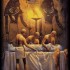 l'égypte : moification et le dieu Anubis