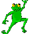 Dancing frog