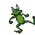 Dancing frog