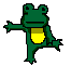 Dancing frog