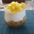 VERRINE DE RHUBARBE ET DE MANG