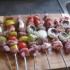 POULET ROTI ET BROCHETTES AU B
