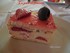 Les gâteaux avec des fraises 