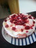 Cake rose aux framboises