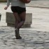 jambes nues ou en collant