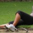 repos d'une sportive
