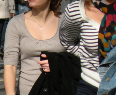 décolleté de fille, bd Sébastopol