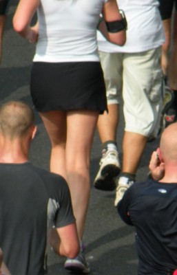marathonienne en jupette