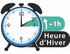 HORAIRES D'HIVER EN CE DIMANCH