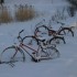 velo sous la neige