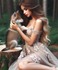 Animaux et belles dames