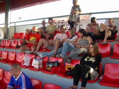 Les supportrices...