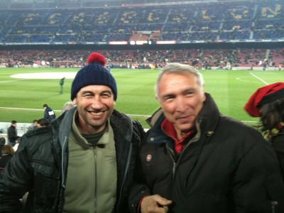 Antoine et Robert, les abonnés du Barça.
