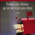 Toutes ces choses qu'on ne s'e