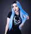 Blue Gothic hair