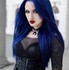 Blue Gothic hair