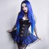 Blue Gothic hair