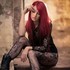 Red gothic hair