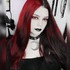 Red gothic hair