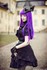 Purple gothic hair