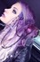 Purple gothic hair