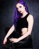 Purple gothic hair