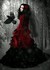 Goths en rouge et noir