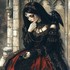 Goths en rouge et noir