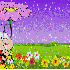 pluie de printemps
