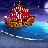 Dans un petit bateau
