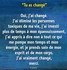 Tu as changé !